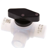Featured image of collection - 3-Way PFA Ball Valves (Threads)