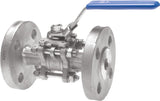 Featured image of collection - 3-Piece Stainless Steel Flanged Ball Valves Full Bore