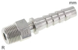 Featured image of collection - Hose Barb Fittings R-Threads Male DIN EN 14423/DIN 2826