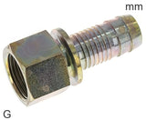 Featured image of collection - Hose Barb Fittings Steel G-Threads Female PN25 Safety Collar