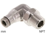 Featured image of collection - Elbow Push-In Fittings Stainless Steel NPT-Threads Male