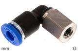 Featured image of collection - Elbow Push-In Fittings Brass And Plastic G-Threads Female