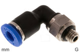 Featured image of collection - Elbow Push-In Fittings Brass And Plastic G-Threads Male