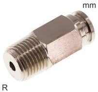 Push-In Fittings Brass R-Threads Male