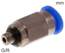 Push-In Fittings Brass And Plastic G/R-Threads Male