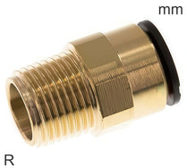Push-In Fittings Brass And Plastic R-Threads Male (15-32mm)
