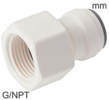 Featured image of collection - Push-In Fittings Plastic G/NPT-Threads Female Liquids And Food