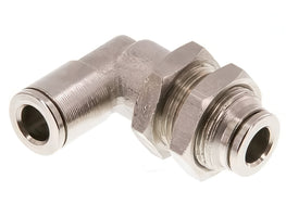 Elbow Bulkhead Push-In Fittings Brass