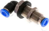 Featured image of collection - Elbow Bulkhead Push-In Fittings Brass And Plastic (3-6mm)