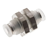 Push-In Fittings Stainless Steel And PP Bulkhead