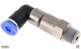 Featured image of collection - Swivel Elbow Push-In Fittings Brass And Plastic R-Threads Male Two Ball Bearings