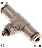 Featured image of collection - Push-In Tee Fittings Brass G-Threads Male T-Shape