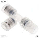 Featured image of collection - Push-In Tee Fittings Stainless Steel And PP R-Threads Male L-Shape