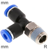 Featured image of collection - Push-In Tee Fittings Brass And Plastic R-Threads Male T-Shape