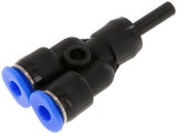 Featured image of collection - Push-In Y Fittings Brass And Plastic With Plug-In (3-6mm)