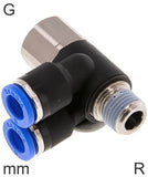Featured image of collection - Y Push-In Fittings Brass And Plastic G-Threads/R-Threads Male/Female Elbow