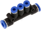 Featured image of collection - Distributor Push-In Fittings Brass And Plastic 3 Outlets