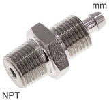 Featured image of collection - Push-On Fittings Stainless Steel NPT-Threads Male
