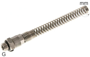 Push-On Fittings Brass G-Threads Male With Bend Protection