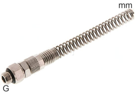Push-On Fittings Brass G-Threads Male Swivel Joint With Bend Protection