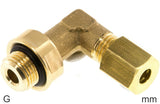 Featured image of collection - Compression Elbow Fittings Brass G-Threads Male Adjustable