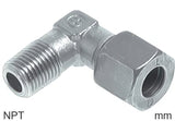 Featured image of collection - Compression Elbow Fittings Stainless Steel NPT-Threads Male