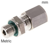 Featured image of collection - Compression Fittings Stainless Steel Metric-Threads Male With Elastomer Seal