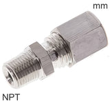 Featured image of collection - Compression Fittings Stainless Steel NPT-Threads Male