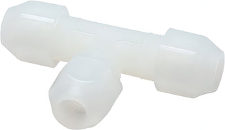 Compression Tee Fittings Plastic PVDF