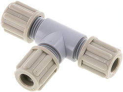Compression Tee Fittings Plastic PA