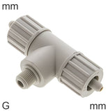 Featured image of collection - Compression Tee Fittings Plastic G-Threads Male For Fabric Hose