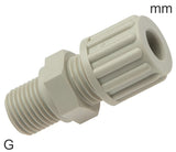 Featured image of collection - Cutting Ring Fittings Plastic G-Threads Male