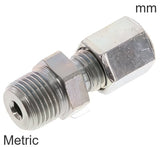 Featured image of collection - Cutting Ring Fittings Steel / Stainless Steel Metric-Threads Male