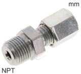 Featured image of collection - Cutting Ring Fittings Steel / Stainless Steel NPT-Threads Male