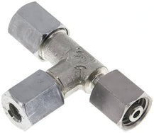 Cutting Ring Tee Fittings Steel / Stainless Steel L-Shape Adjustable