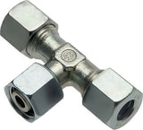 Featured image of collection - Cutting Ring Tee Fittings Steel / Stainless Steel T-Shape Adjustable With Sealing Cone And O-Ring