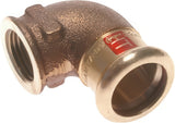 Featured image of collection - Elbow Press Fittings 90deg With Inner Press And Female Thread