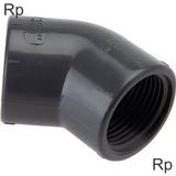 Featured image of collection - PVC Elbow Fittings 45deg With Female Threads PN16