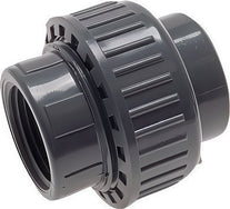 PVC Union Fittings With Female Sockets And Female Threads PN16