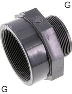 PVC Fittings Reduced With Cylindrical Male And Female Threads PN16