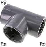 Featured image of collection - Tee Fittings PVC Rp-Threads Female PN16