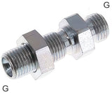 Featured image of collection - Double Nipples Steel / Stainless Steel G-Threads Bulkhead PN475