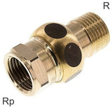 Featured image of collection - Threaded Extensions Brass / Cast Iron / Stainless Steel R/Rp-Threads With Conical Seal PN25