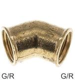 Featured image of collection - Angled Fittings 45deg Brass / Cast Iron / Stainless Steel G/R-Threads Female PN25