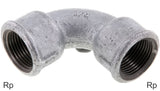 Featured image of collection - Angled Fittings 90deg Cast Iron Rp-Threads Female PN25