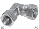 Featured image of collection - Angled Fittings 90deg Steel JIC-Threads Female PN310