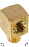 Featured image of collection - Angled Fittings 90deg Brass / Aluminum / Stainless Steel G-Threads Male/Female PN16