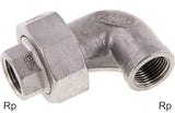 Featured image of collection - Angled Fittings 90deg Cast Iron / Stainless Steel Rp-Threads Female With Conical Seal PN25