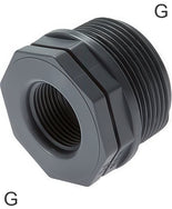 Reducing Nipple Fittings Plastic PP G-Threads PN10