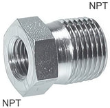 Featured image of collection - Reducing Nipple Fittings Steel / Stainless Steel NPT-Threads PN275
